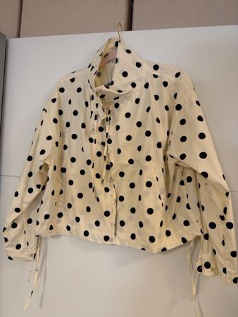 Zara polka dot jacket never used size M