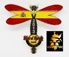 Hard Rock Cafe Pin Rom Italien Libelle