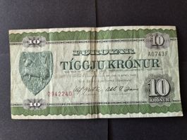 Îles Féroé 1974 10 kronur P18a