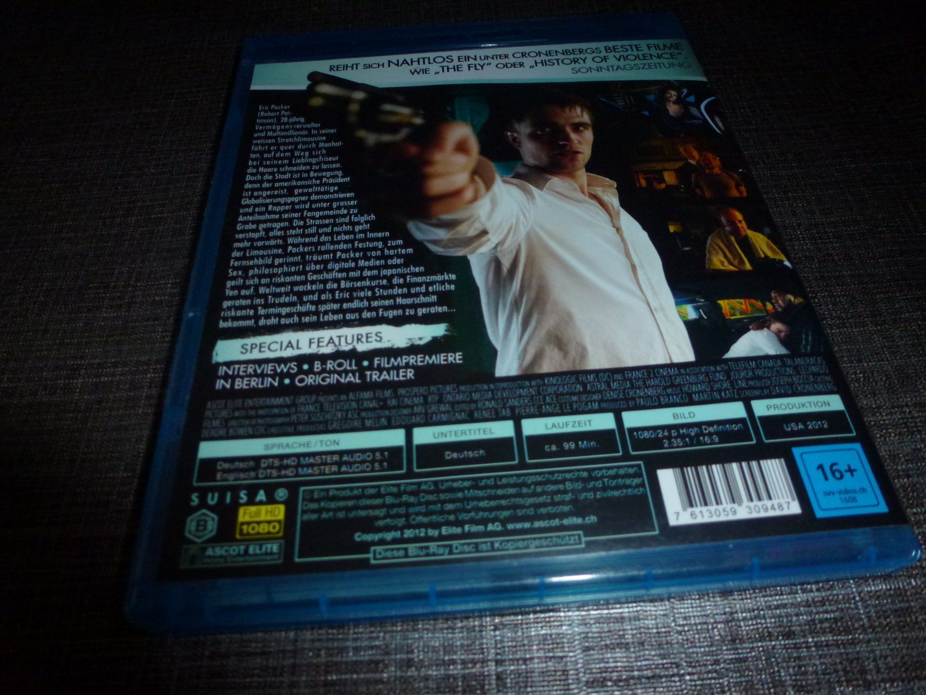 Tous les DVDs: Cosmopolis BLU-RAY – D'occasion à Olten par Disc-Verkauf 2