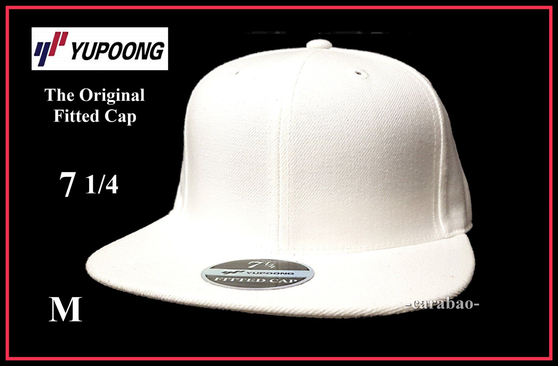 Copricapi, berretti & cappellini: Original YUPOONG Fitted Cap / Weiss / M – Nuovo (secondo la descrizione) da Winterthur venduto da -carabao-