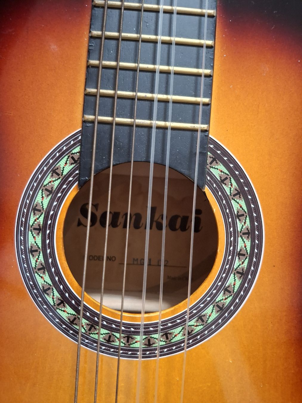 Strumenti musicali: Sankai Akustikgitarre mit Tasche  – Usato da Bäriswil BE venduto da vonys 1