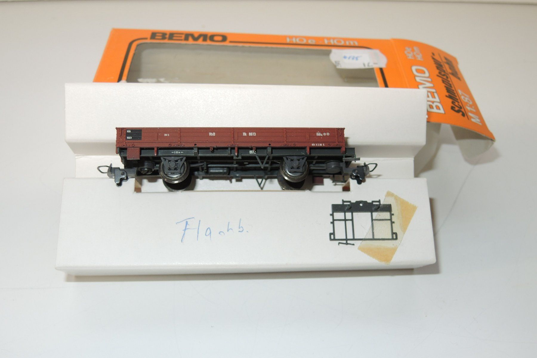 Bemo Modelleisenbahnen: 1 BEMO RhB Güterwagen GS, Hom, – Gebraucht aus Courtaman von Courtamaner 1