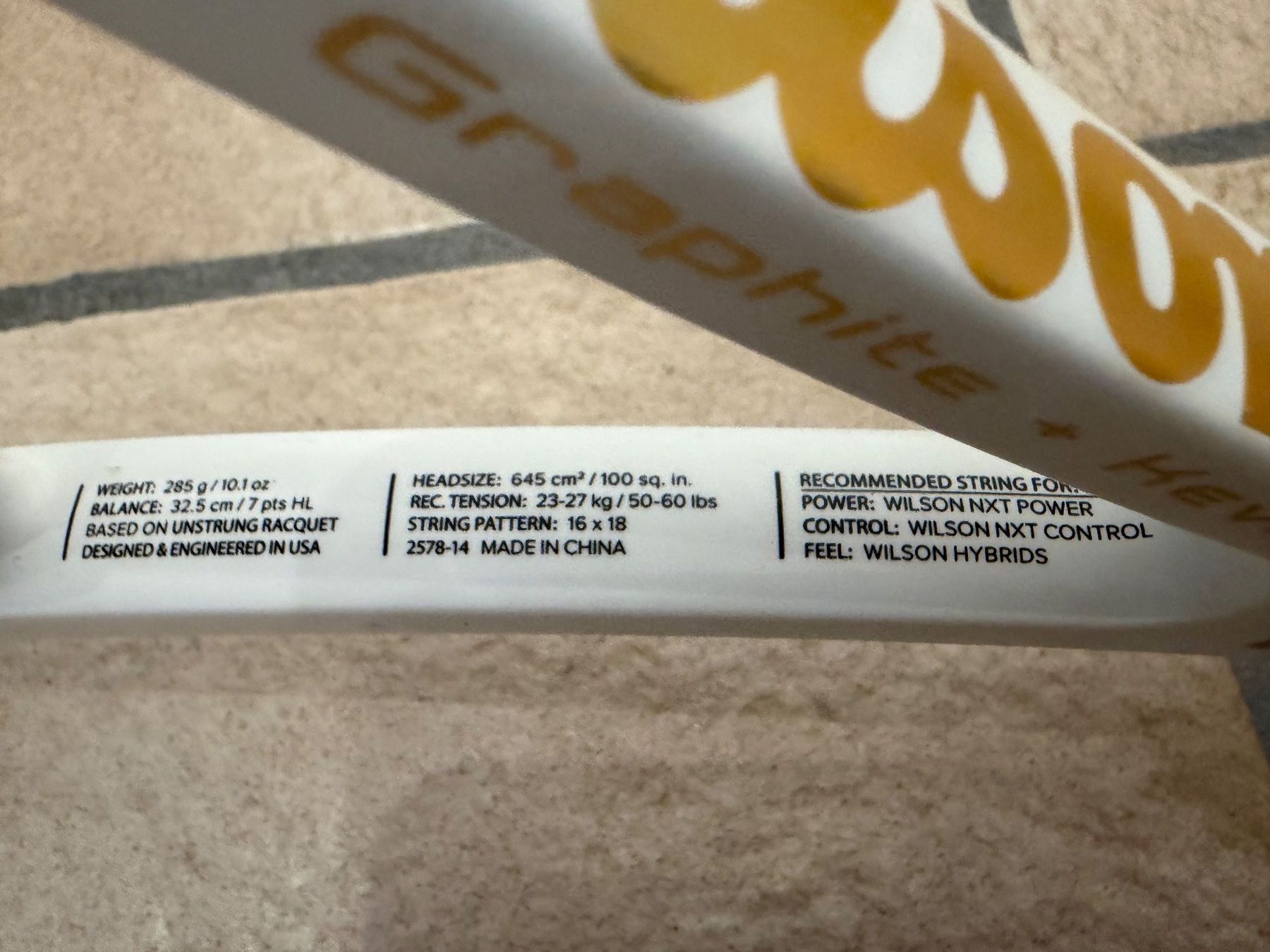Schläger: Tennisracket Wilson – Gebraucht aus Rotkreuz von Once0 3