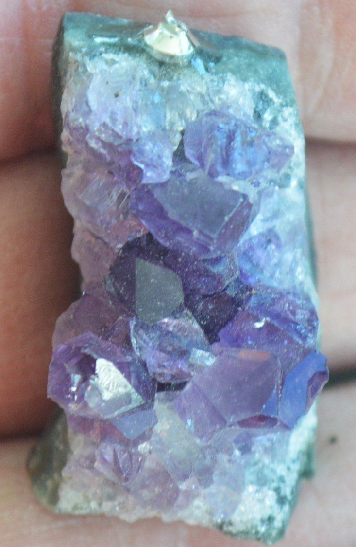 Mineralien & Heilsteine: Deko Heilstein D-437 – Amethyst Cluster – Neu und originalverpackt aus Goldiwil (Thun) von han_v5b7 1
