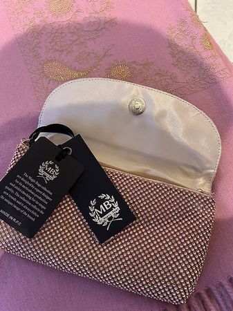 Pochette con stras per cerimonia 