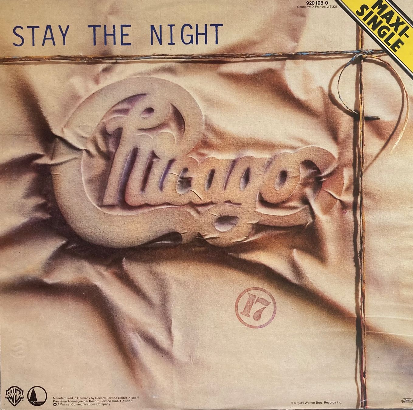 Dischi in vinile: CHICAGO - STAY THE NIGHT – Usato da Poliez-Pittet venduto da Newtown-Records 1