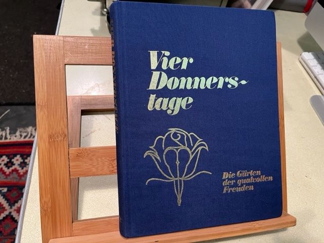 buch, die gärten der qualvollen freuden, 4 donnerstage, sign Kaufen