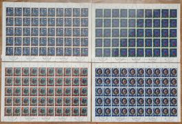 PP Bogenserie 1970 mit ET-Stempeln, Postpreis 80.-