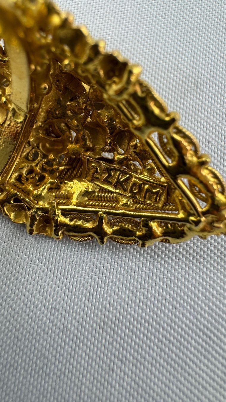 Anelli: Ring in 916 Gold / 22 Karat – Usato da kreuzlingen venduto da fantasy_schmuck 5