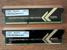Mushkin 996772 4GB (2x2GB) PC3-12800 7-8-7-20 1.65V