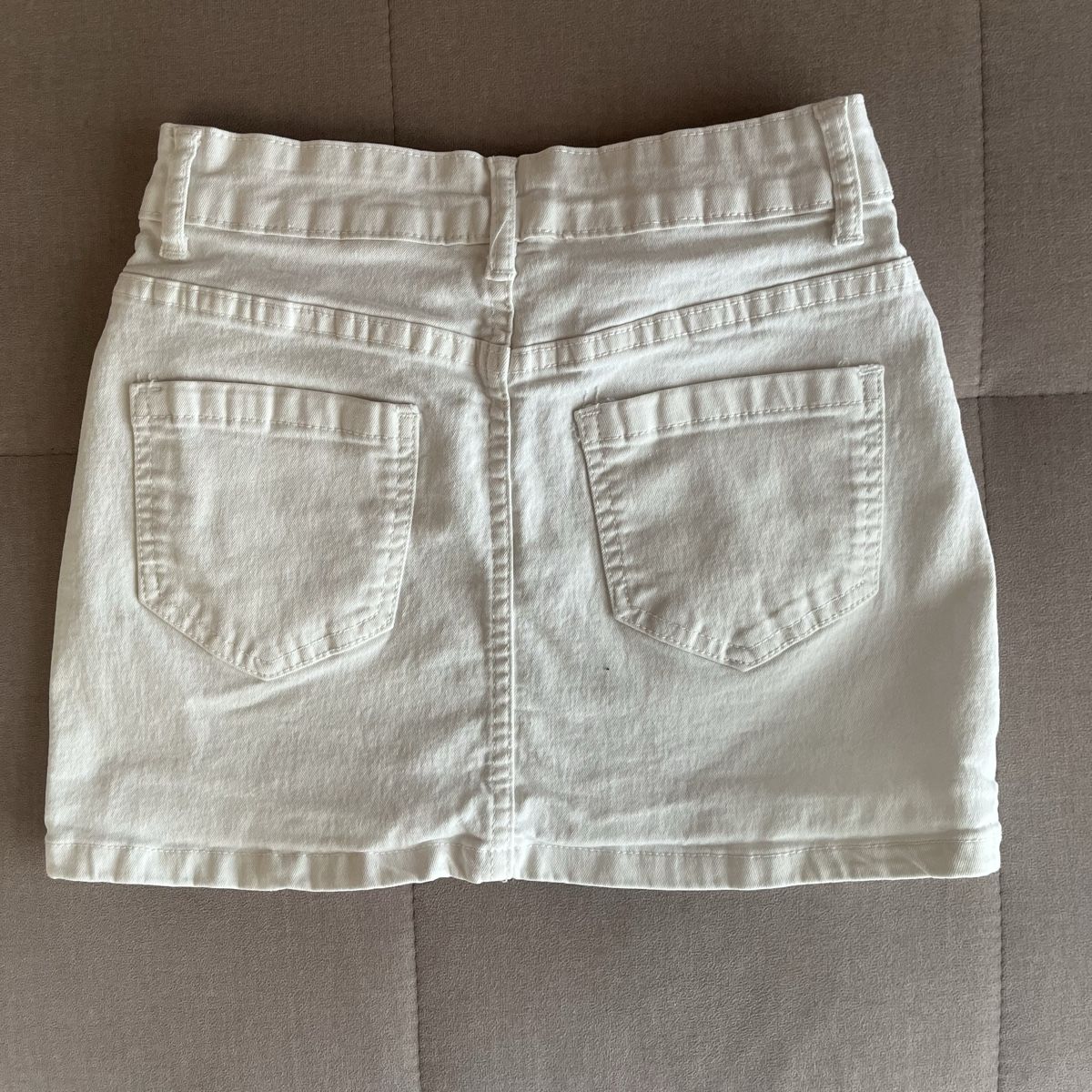 Röcke: Jeans Minirock, weiss, Gr. XS – Gebraucht aus Cunter von tiramisuuu_ 1