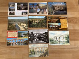 AK von Pont du Gard in Provence Frankreich
