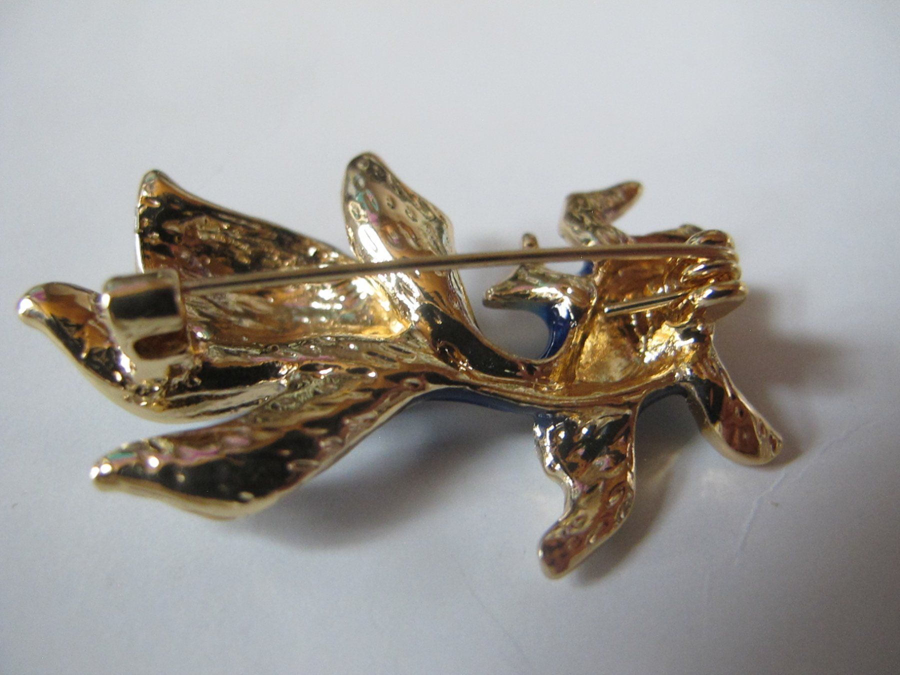 Spille & Fermagli: Schmuck Brosche Goldfisch blau Emaille – Nuovo (secondo la descrizione) da Löhningen venduto da Chimae67 3