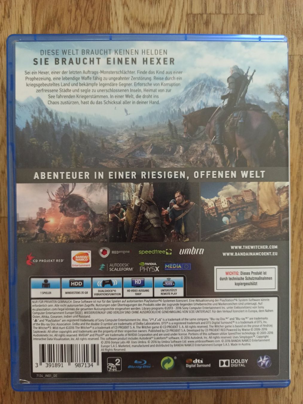 Giochi: The Witcher 3 Wild Hunt PS4 / PS5   - TOP – Usato da Oberweningen venduto da mar_87mx 1