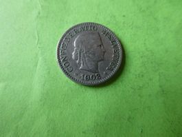 Schweiz 1903, 10 Rappen