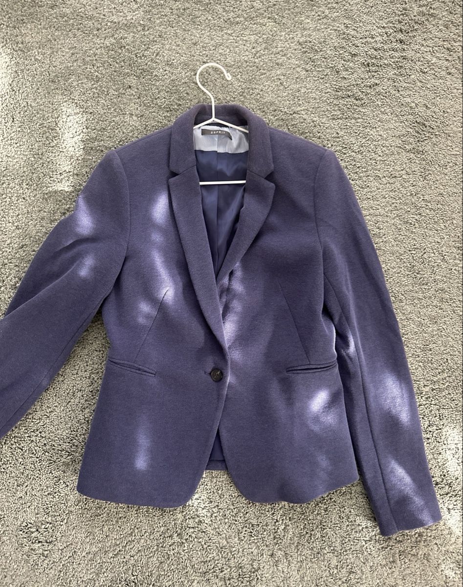 Esprit Jacken: Esprit Blazer Jacket Dark Blue Cotton Blend Size 40 – Gebraucht aus Oftringen von Eylem79 1