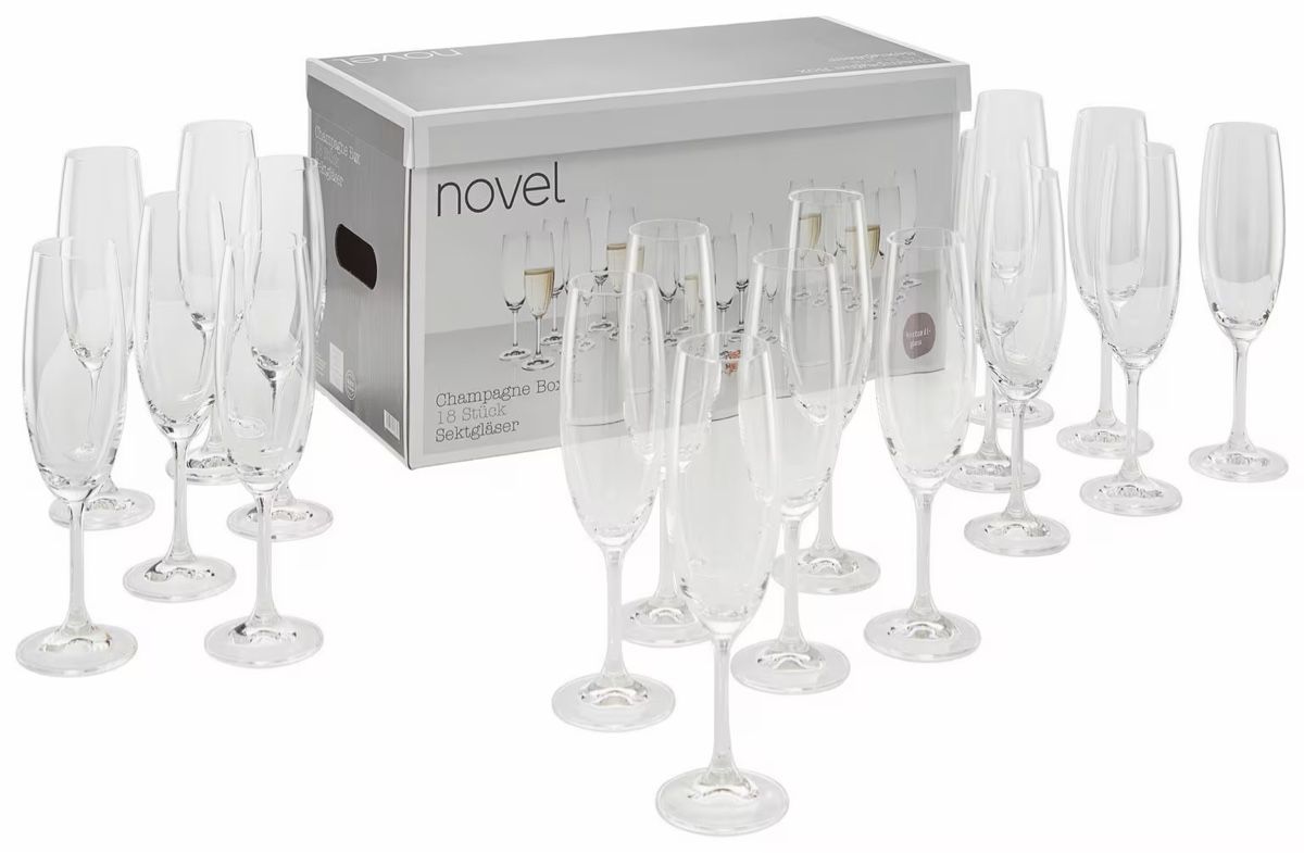 Verres: Champagnergläser 18 Stück – Grosspackung – D'occasion à Oberglatt ZH par Lavii