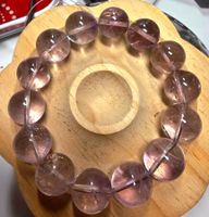 Lavendel Quarz Armband 15mm