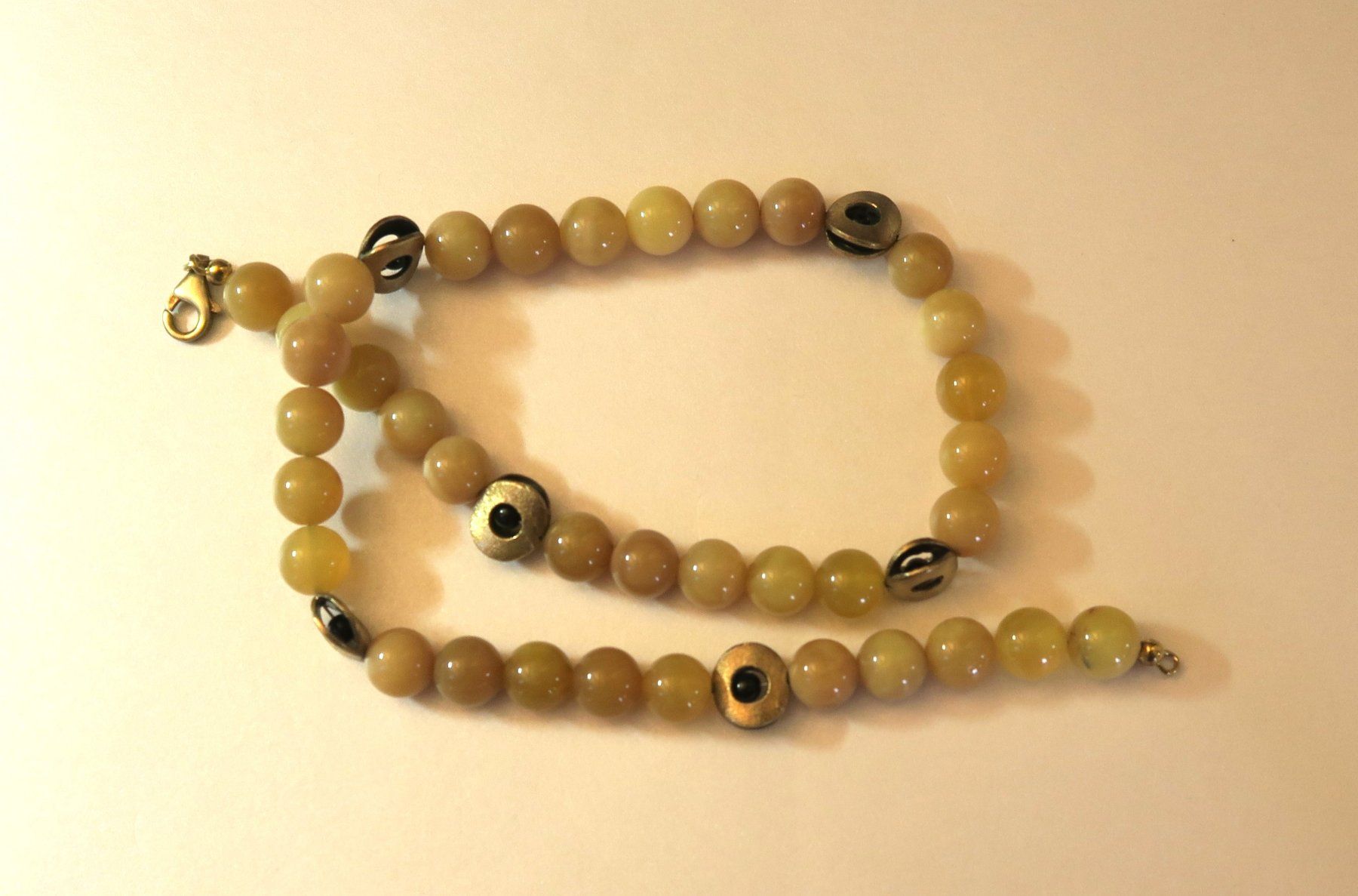 Ketten: Kette gelbe Jade – Gebraucht aus Brittnau von marlenestone 5