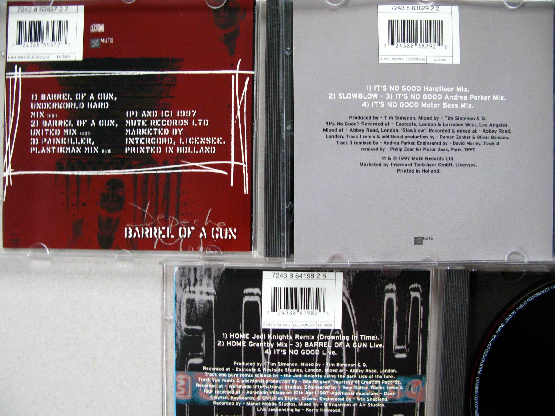 CD: Depeche Mode Barrel of ./It's No Good /Home LCD's – Usato da Samstagern venduto da Betscha 1