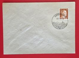 DEUTSCHES REICH HITLER STEMPEL LUXEMBURG LUXEMBOURG 1942