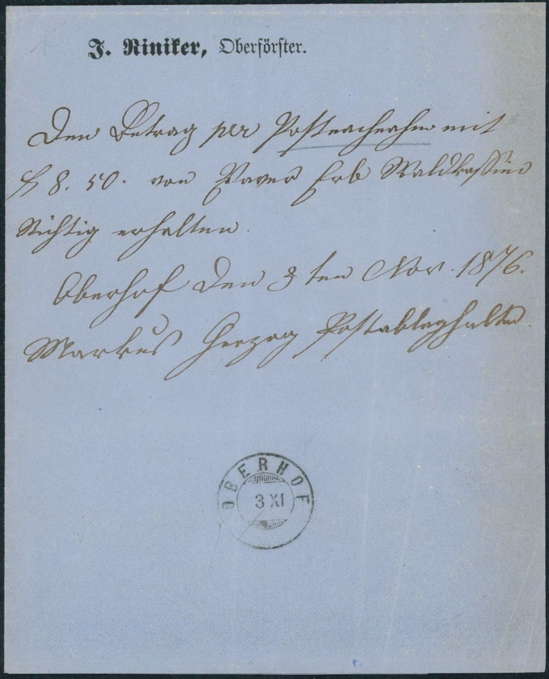 Tutti i francobolli: AG Oberhof - Zwergstempel - Brief – Usato da Schindellegi venduto da leecollect