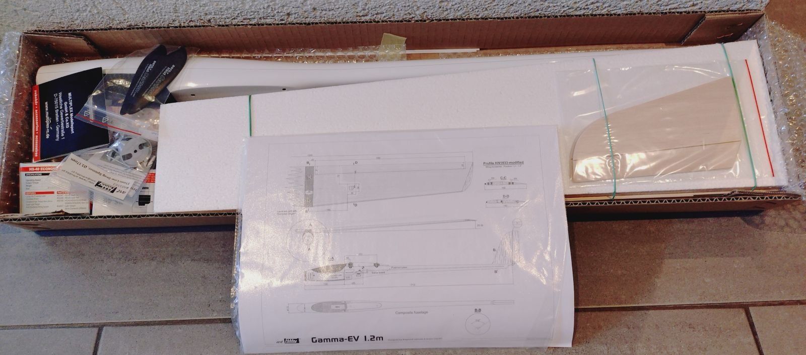 Modellismo RC: Art Hobby GAMMA-EV 1.2M – Nuovo (secondo la descrizione) da Grüningen venduto da Stargazer 1