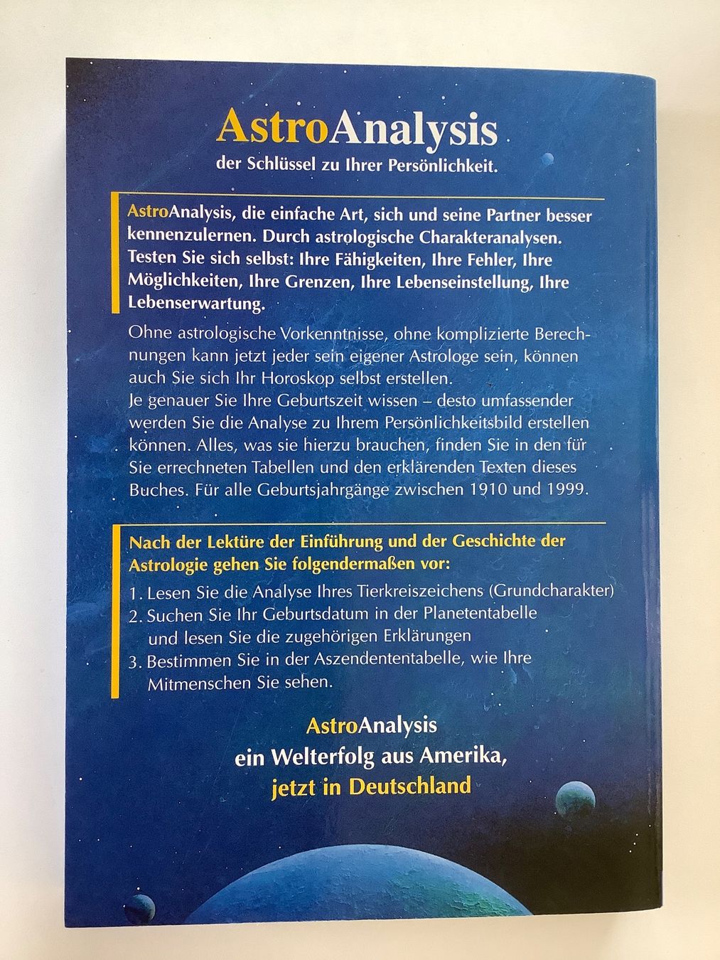 Libri: Buch Fische Astro Analysis – Usato da Triesen venduto da boston7 1