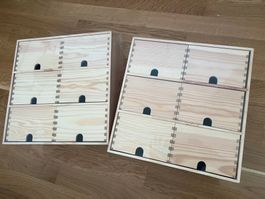 IKEA - 2x MOPPE Mini-commode contreplaqué de bouleau - NEUF