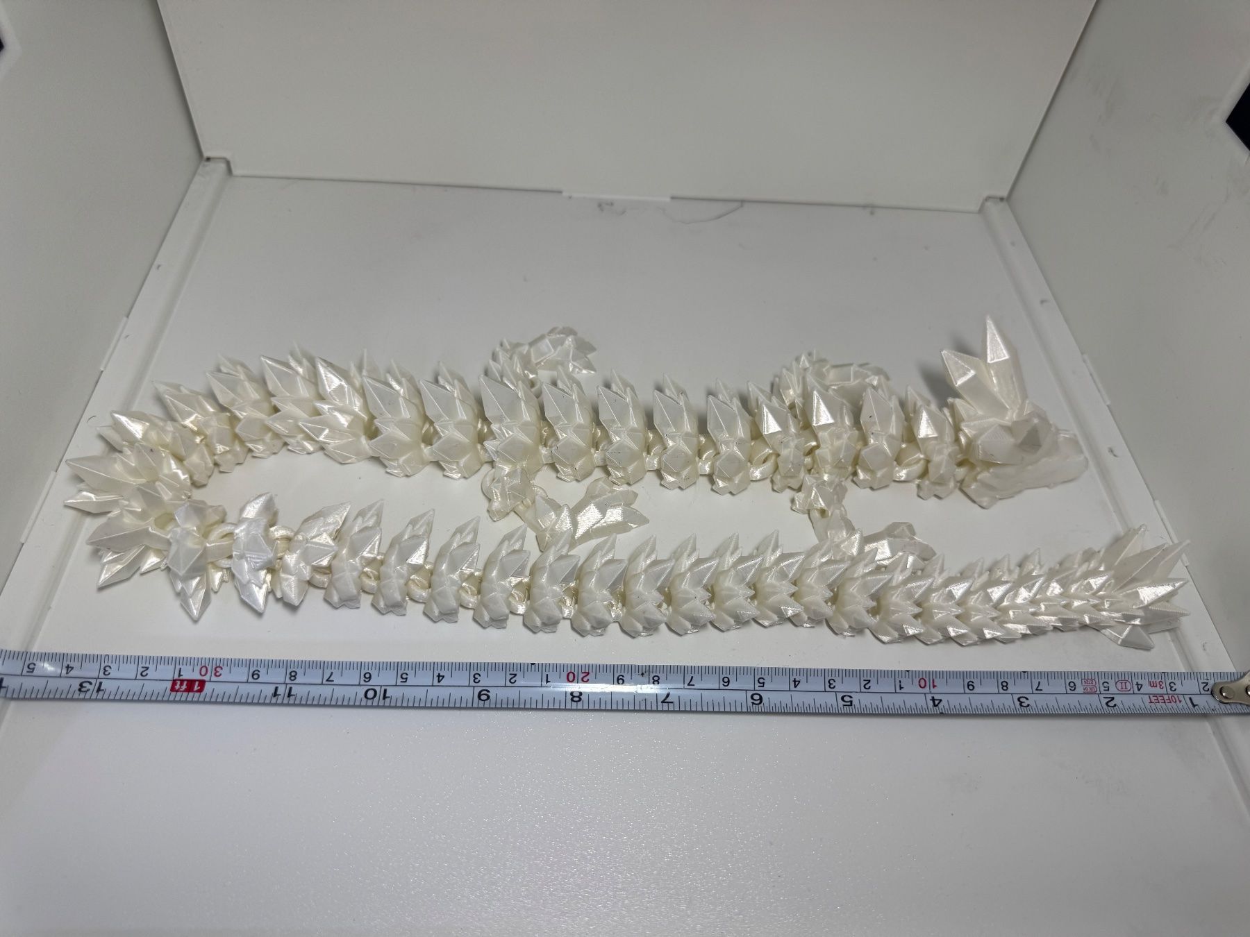 Figuren: Dragon blanc brillant , Unique et Original! – Neu (gemäss Beschreibung) aus Vicques von PAMB3D 2
