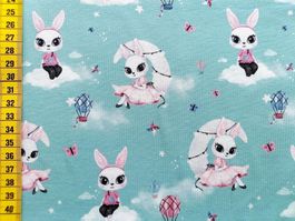 Bio-Jersey Hase auf Mond mint