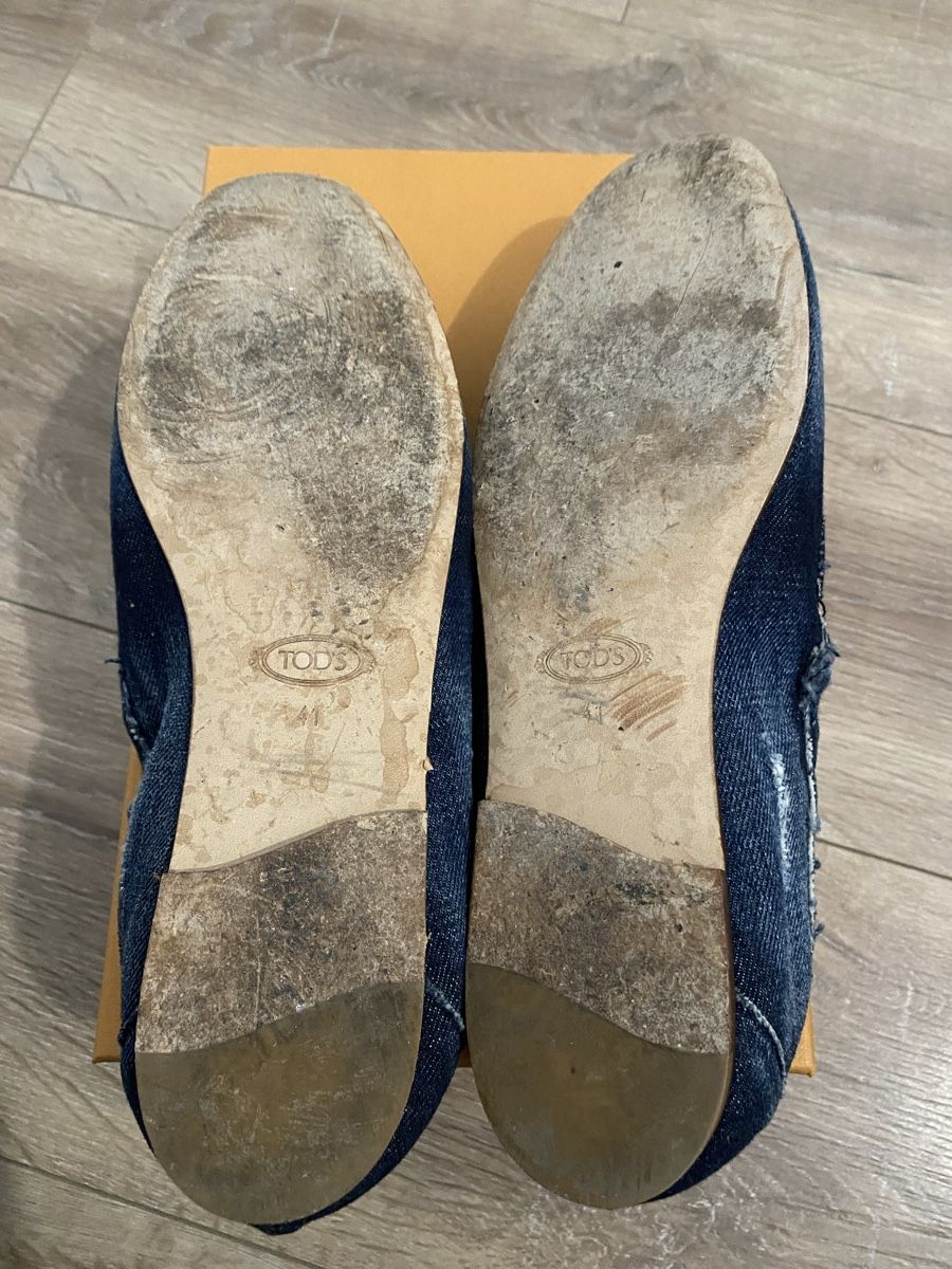 Tod'S Scarpe da donna: TOD'S mocassins en jean, taille 41 – Usato da Corsier GE venduto da tanamera 3