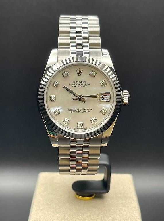 Rolex Orologi: Rolex Datejust 31 Mutterperlmutt und Diamanten 178274 – Usato da Lugano venduto da luganotopwatches