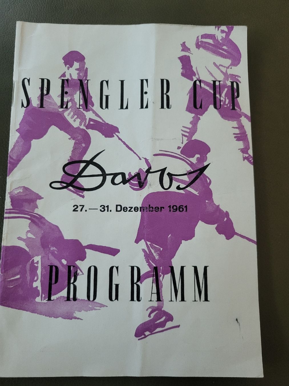 Documents: Spengler Cup Programm 1961 Hockey Club Davos  – D'occasion à nunningen par mic_88k2