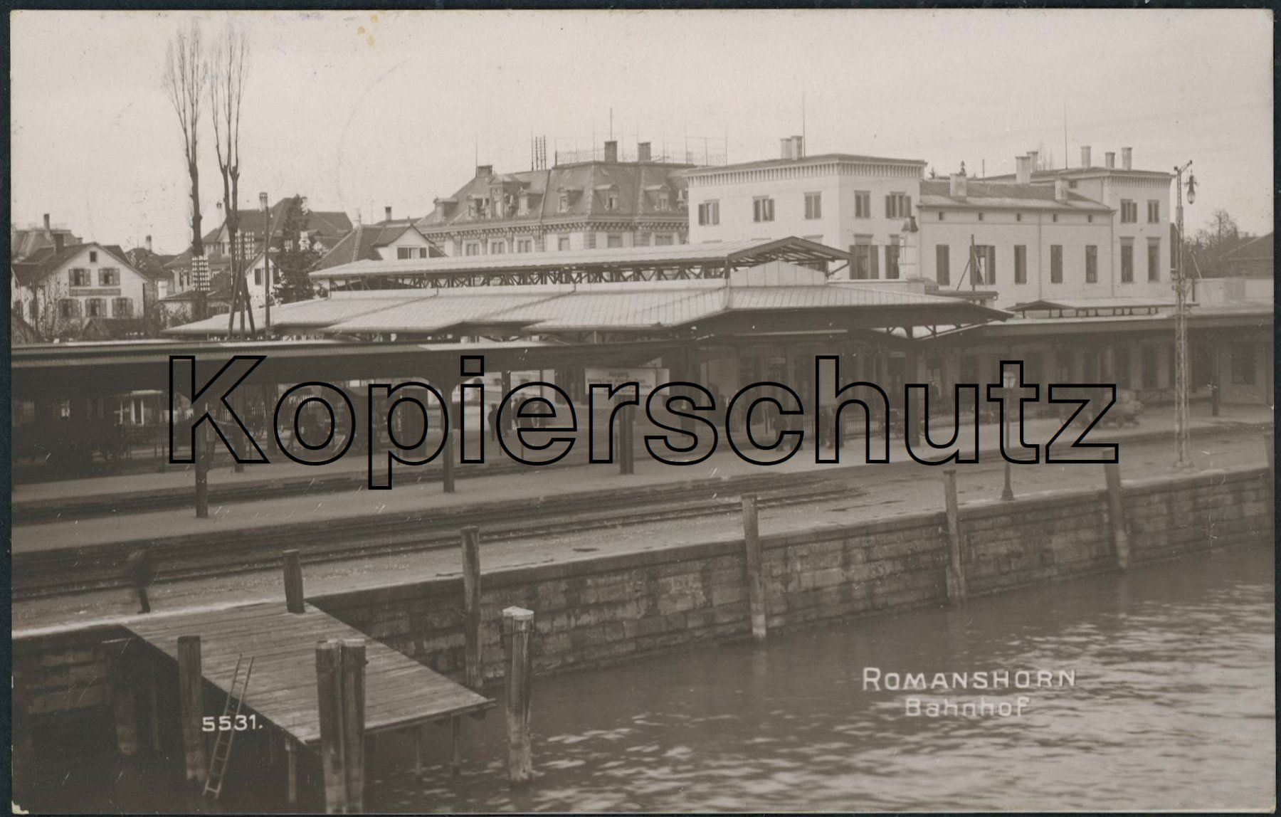 Cartoline postali: TG Romanshorn - Bahnhof - Bahn – Usato da Schindellegi venduto da leecollect