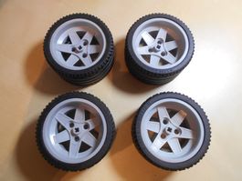 Lego Räder DM ca 68.8 mm  ( Set 814 )