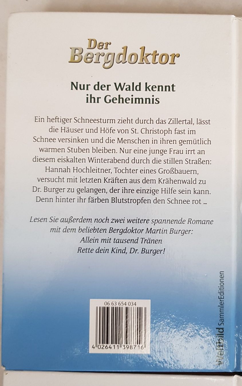 Libri: Der Bergdoktor von Andreas Kufsteiner, 4 Bücher – Usato da Kappel SO venduto da SebsPlants 2