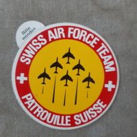 Aufkleber Patrouille Suisse Schweizer Luftwaffe