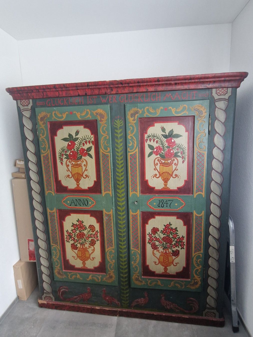 Pfister Armadi: Bauernschrank Jg. 1847 – Usato da Alosen venduto da mangan 1