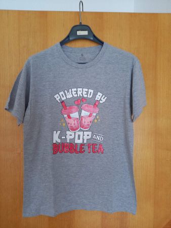 T-Shirt K-Pop & Bubble Tea - Grösse S