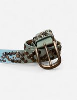 Y2K Studded Gürtel Türkis