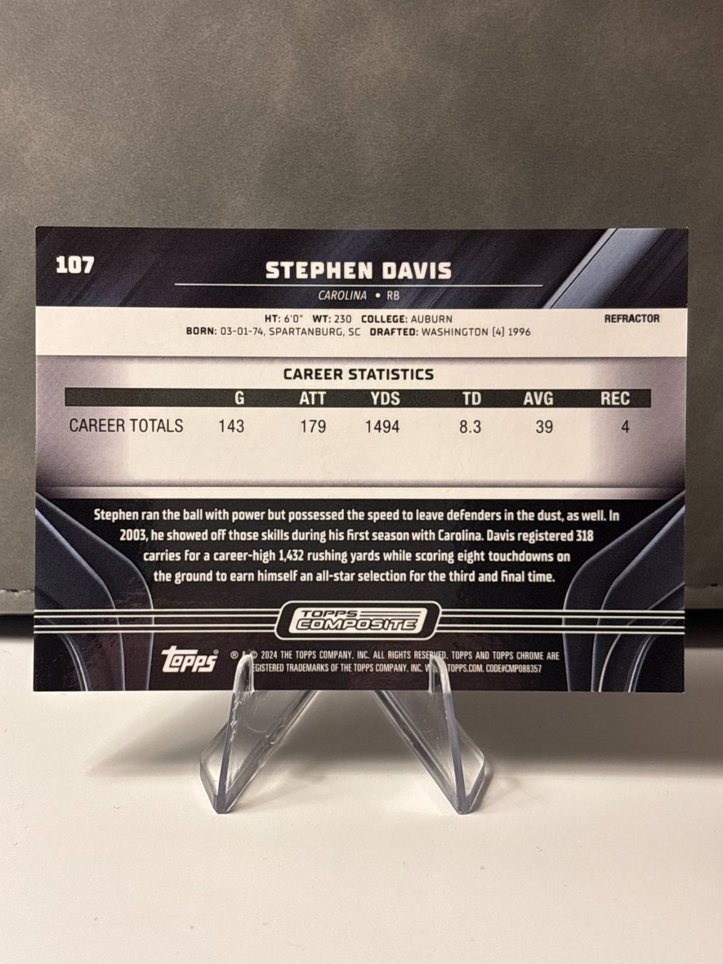 Topps Carte collezionabili: 2023 Topps Composite Stephen Davis Chrome Black /199 – Nuovo (secondo la descrizione) da Aarberg venduto da gocardz.shop 1
