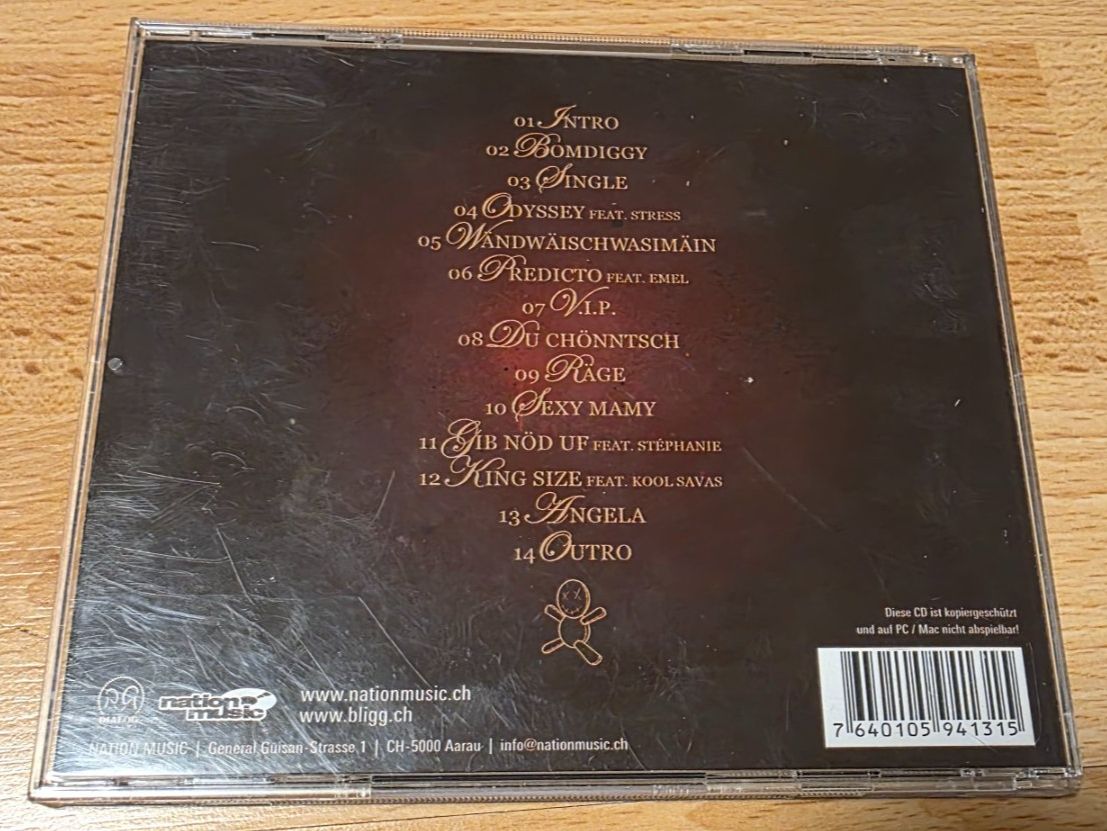 CDs: Bligg - Odyssey – Gebraucht aus Niederbipp von Tamara15101995 1