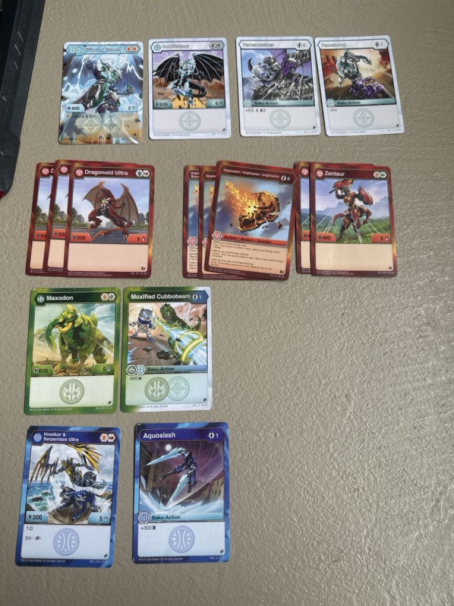 Giochi: Bakugan Figuren, Arena, Karten, Chip – Usato da Zürich venduto da Bingobongo03 2