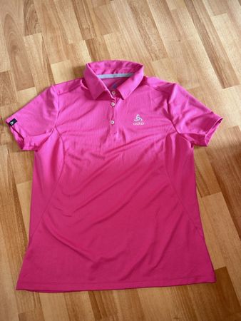Odlo Sport Polo Shirt Damen, Pink, Grösse L 