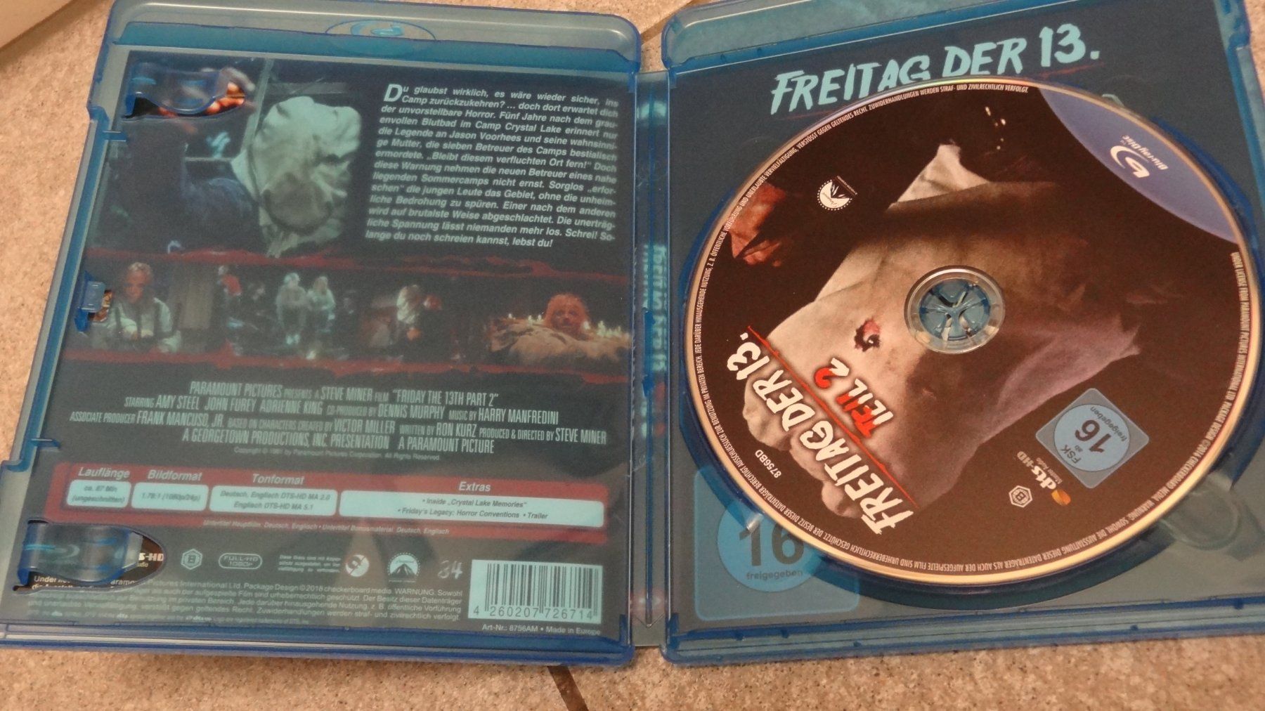 Tutti i DVDs: Freitag der 13. - Teil 2 BLU-RAY – Usato da Olten venduto da Disc-Verkauf 1