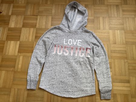 Mädchen Kapuzenpullover "Love Justice" Gr. 128