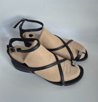 Zehentrenner-Sandalen, Leder, Gr. 39