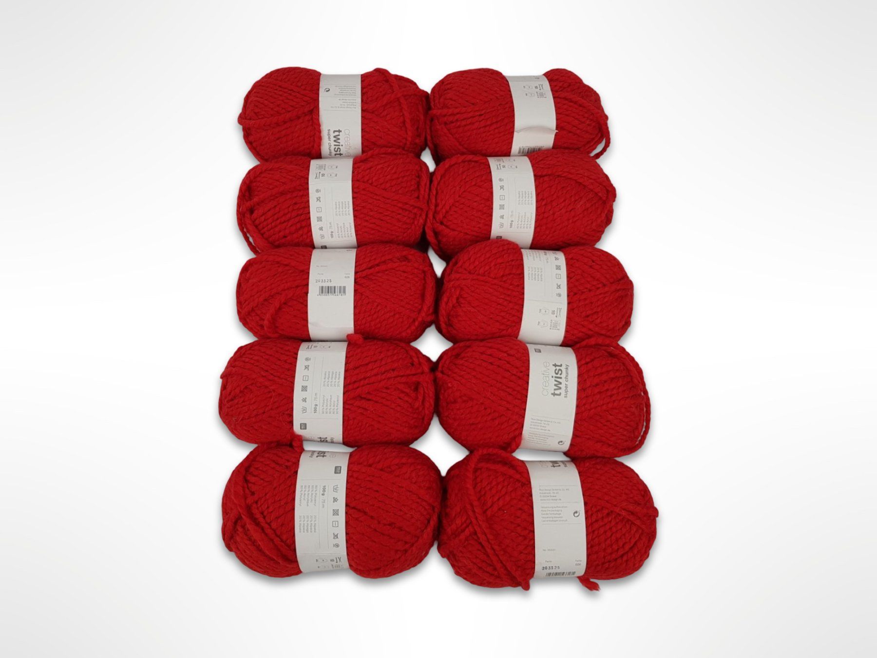 Lana: RICO DESIGN dicke Wolle Rot 10 Stk. – Nuovo (secondo la descrizione) da Suhr venduto da Restwert_Suhr 1